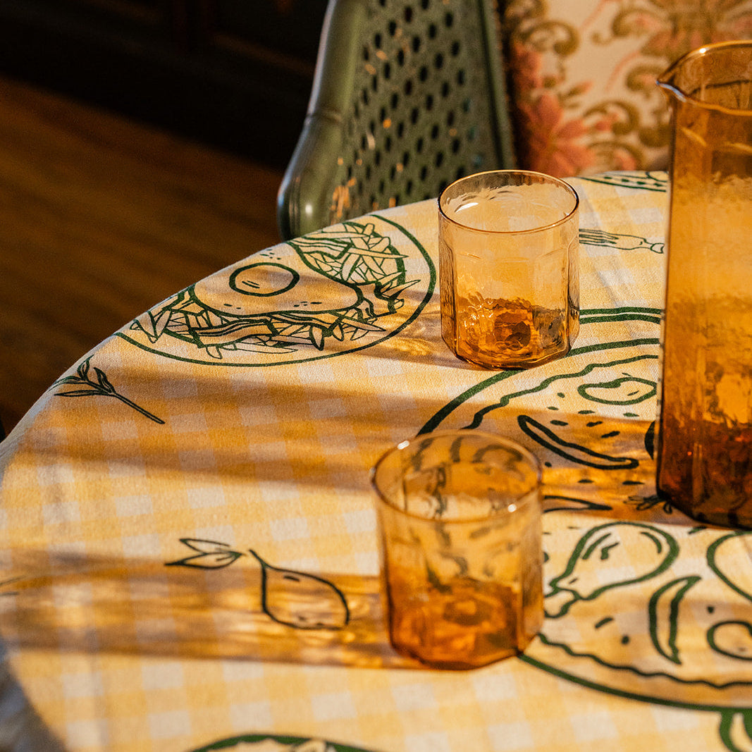 Mantel vichy 140x140