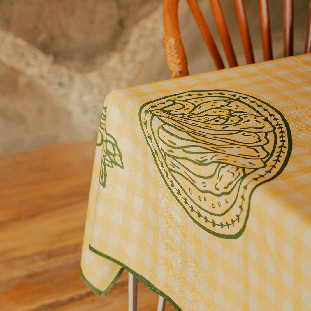 Mantel vichy 140x220