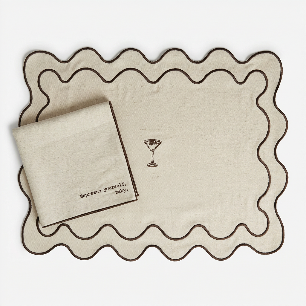 Pack 2 manteles individuales Espresso Martini