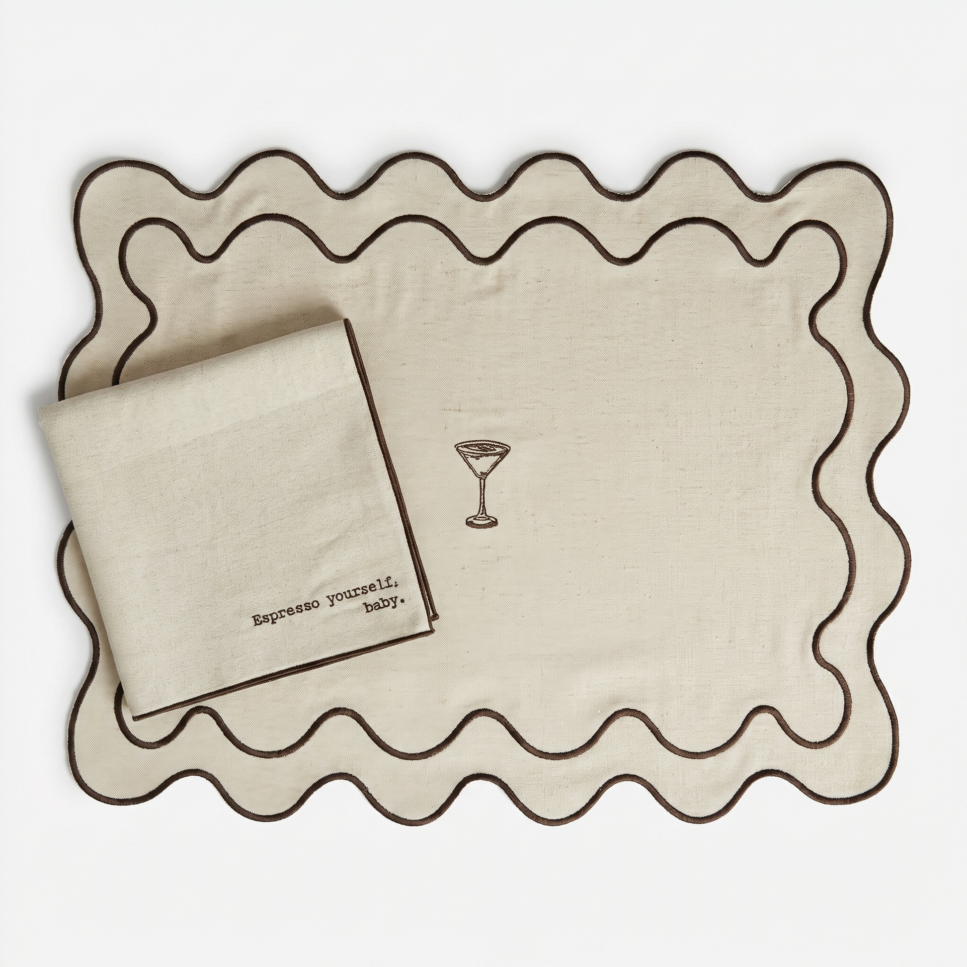 Pack 2 manteles individuales Espresso Martini