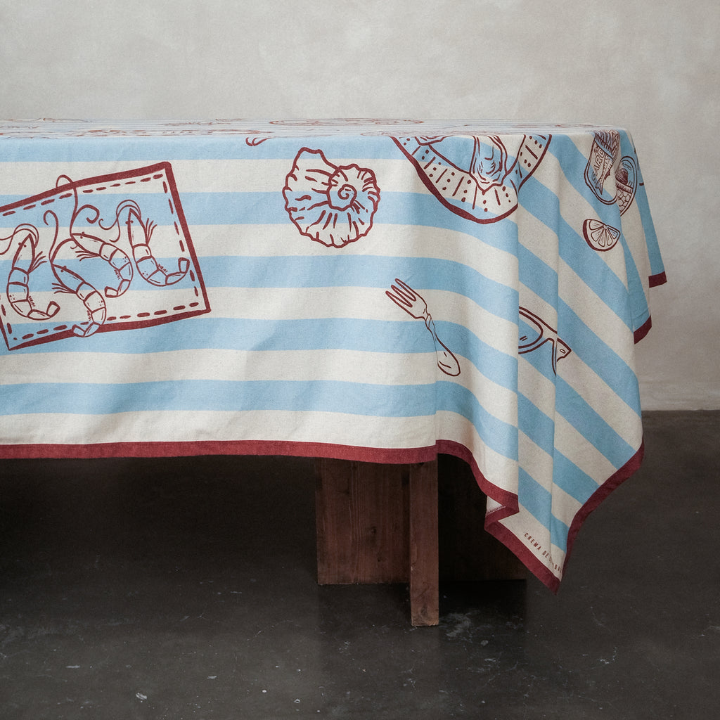 Mantel rayas 140x220