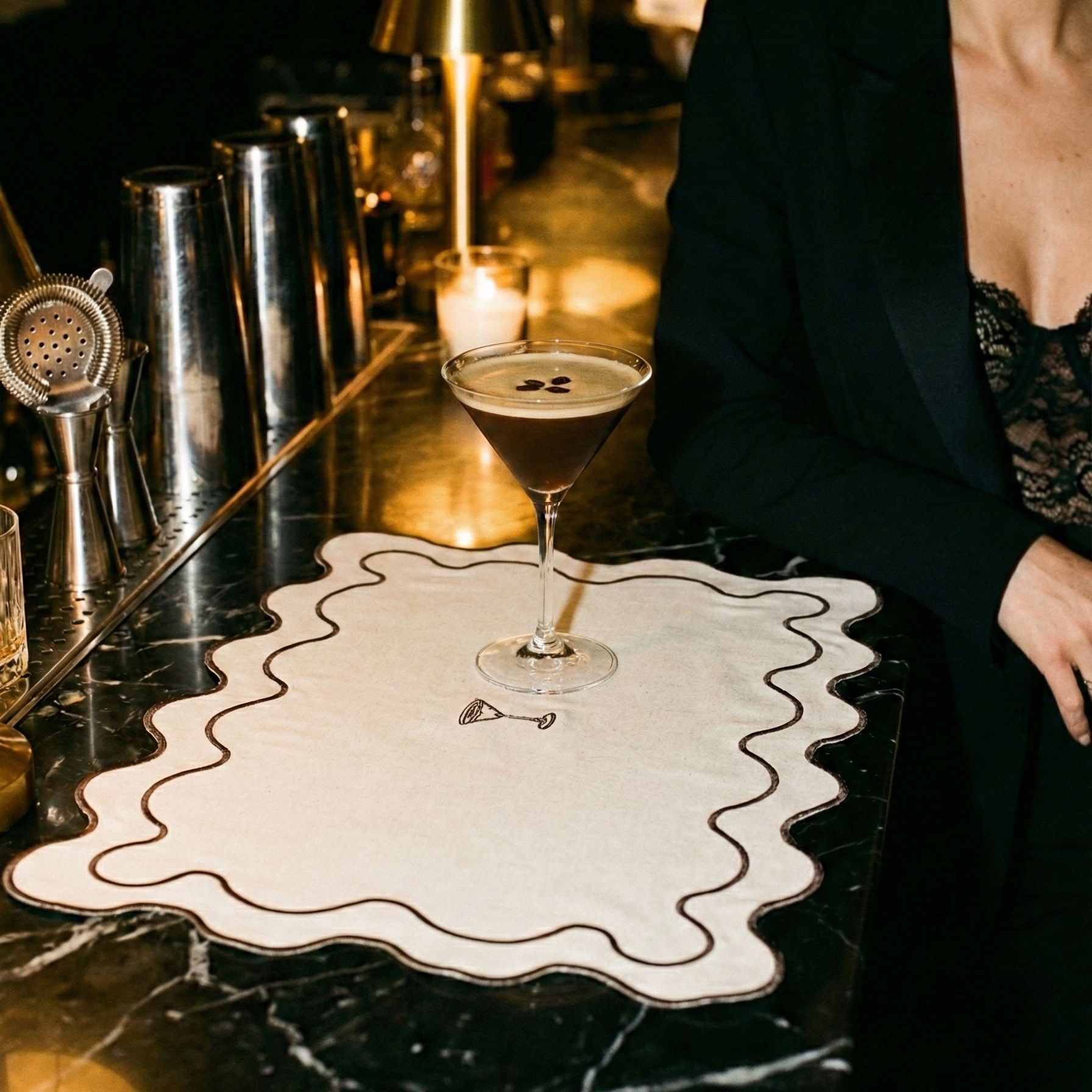 Pack 2 manteles individuales Espresso Martini