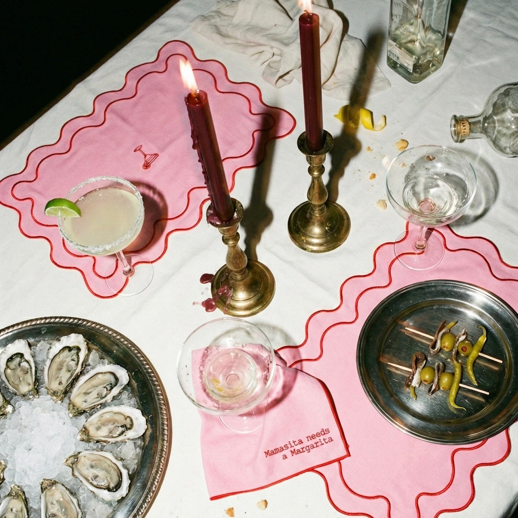 Pack 2 manteles individuales Margarita