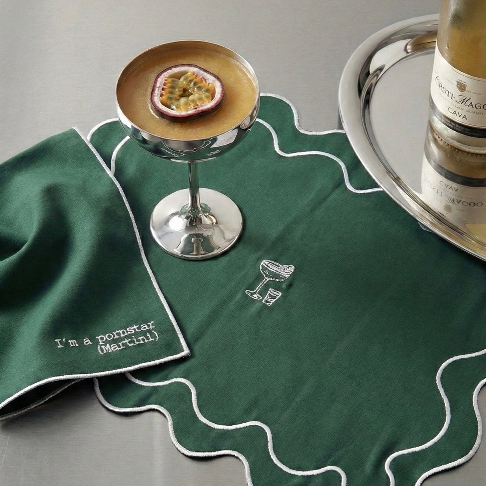 Pack 2 manteles individuales Pornstar Martini