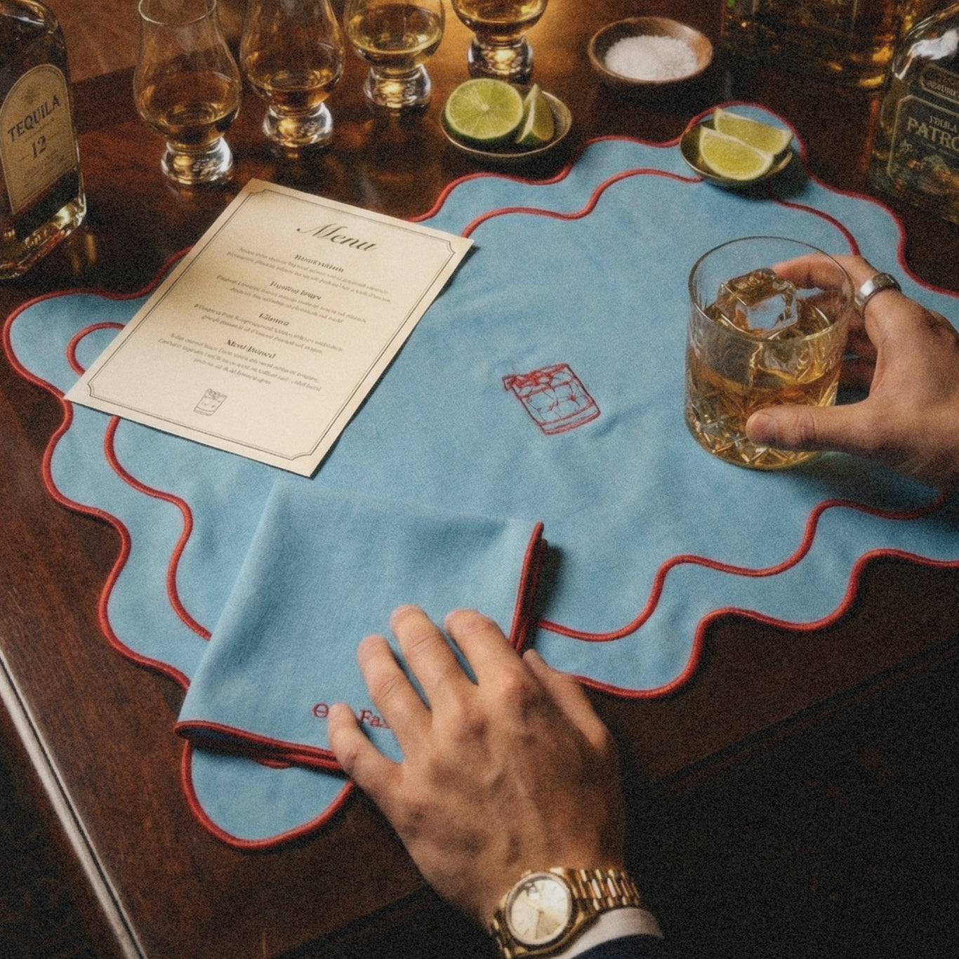 Pack 2 manteles individuales Old Fashioned