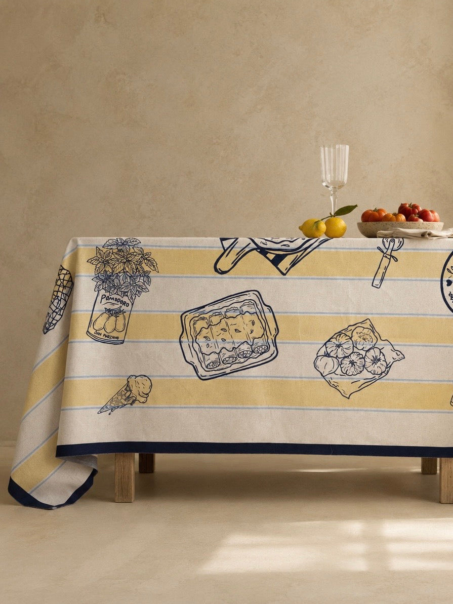 Mantel Dolce vita rayas